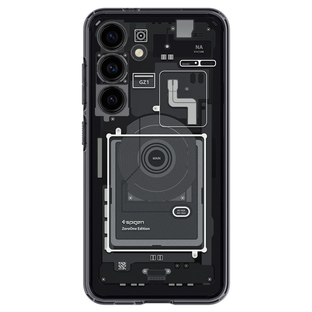 Hülle für Samsung Galaxy S24 S921, Spigen, Ultra Hybrid Zero One, Mattschwarz ACS07350