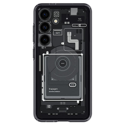 Hülle für Samsung Galaxy S24 S921, Spigen, Ultra Hybrid Zero One, Mattschwarz ACS07350
