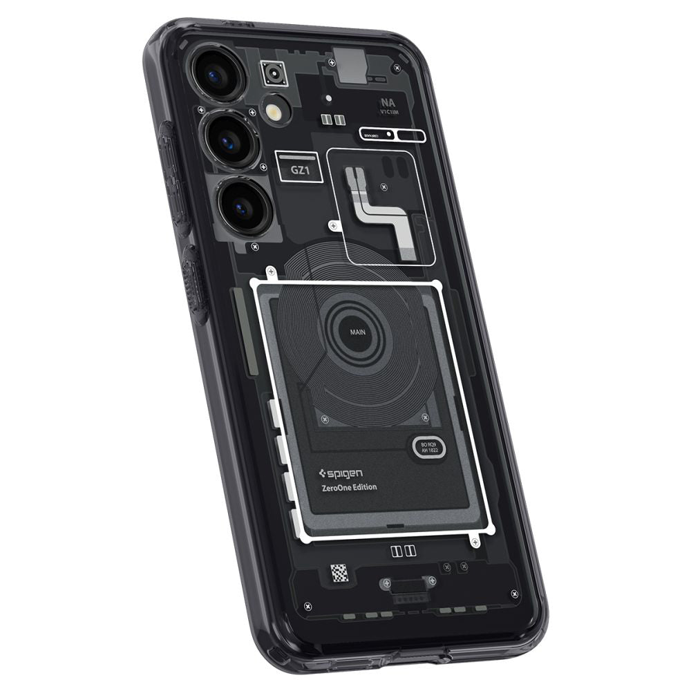 Hülle für Samsung Galaxy S24 S921, Spigen, Ultra Hybrid Zero One, Mattschwarz ACS07350