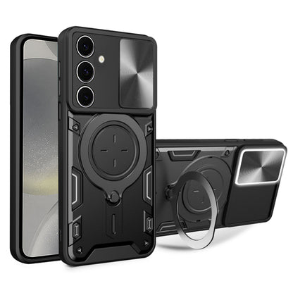 Coque pour Samsung Galaxy S24 S921, Techsuit, CamGuard Pro, Noire