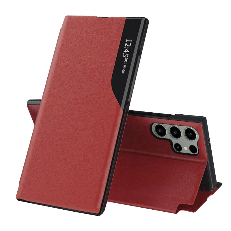 Coque pour Samsung Galaxy S24 Ultra S928, Techsuit, eFold, Rouge