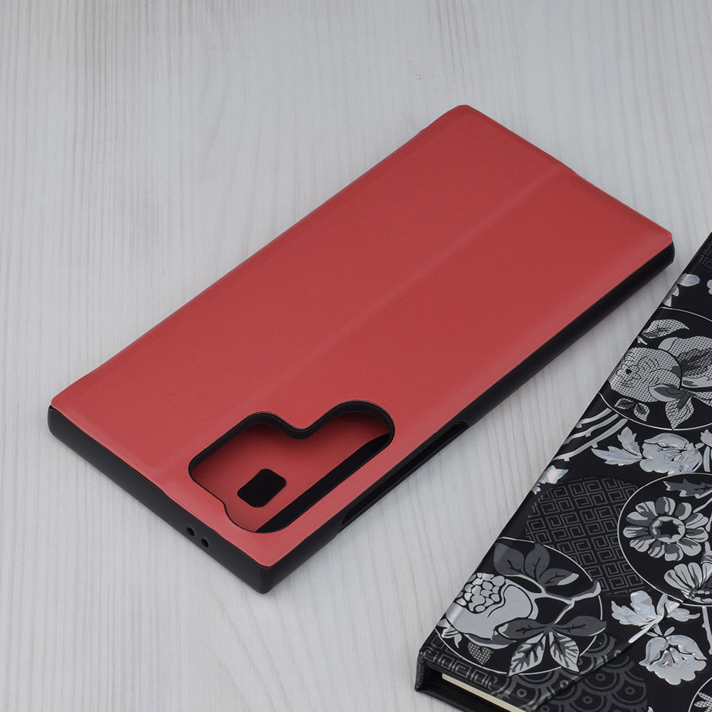 Coque pour Samsung Galaxy S24 Ultra S928, Techsuit, eFold, Rouge