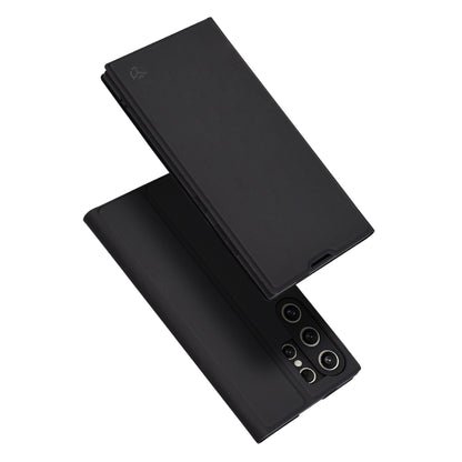 Custodia per Samsung Galaxy S24 Ultra S928, Techsuit, Magskin Book, Nera