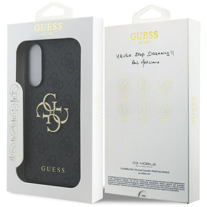 Custodia per Samsung Galaxy S25 Edge S937, Guess, Big 4G Logo Classic, Nera