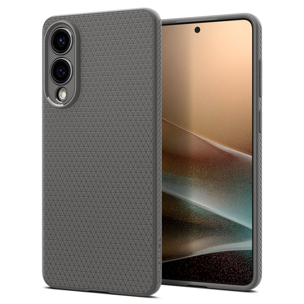 Custodia per Samsung Galaxy S25 Edge S937, Spigen, Liquid Air, Grigio