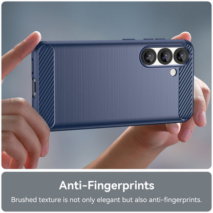 Custodia per Samsung Galaxy S25 Edge S937, Techsuit, Carbonio, Blu