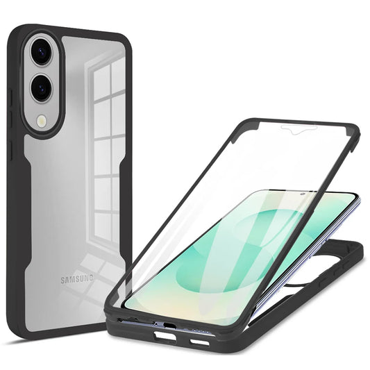 Coque pour Samsung Galaxy S25 Edge S937, Techsuit, ColorVerse 360, Noire