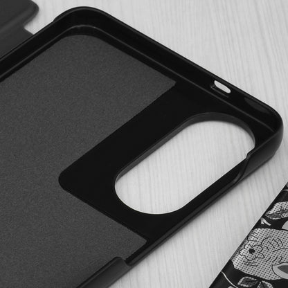 Custodia per Samsung Galaxy S25 Edge S937, Techsuit, eFold, Nera