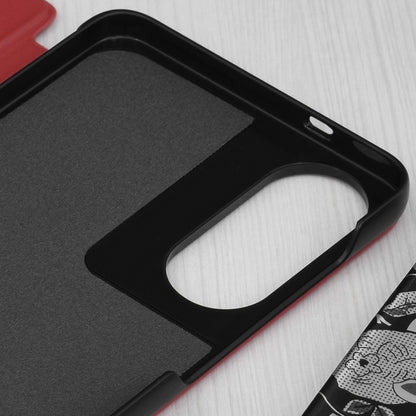 Hülle für Samsung Galaxy S25 Edge S937, Techsuit, eFold, Rot