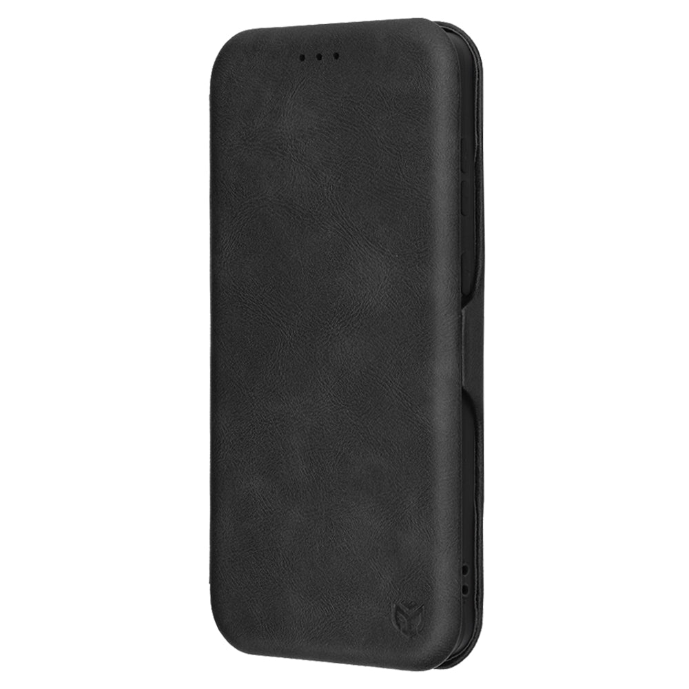 Custodia per Samsung Galaxy S25 Edge S937, Techsuit, Safe Wallet Plus, Nera