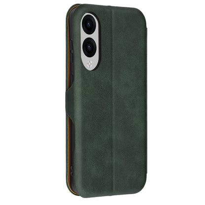 Custodia per Samsung Galaxy S25 Edge S937, Techsuit, Safe Wallet Plus, Verde