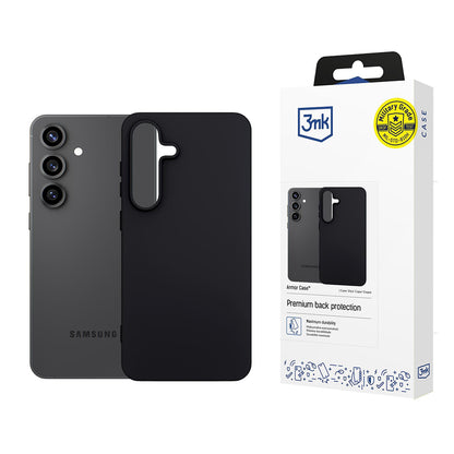 Coque pour Samsung Galaxy S25 FE, 3MK, Noire Mate