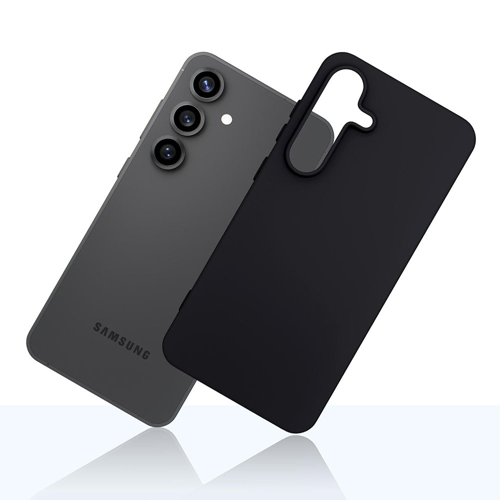 Coque pour Samsung Galaxy S25 FE, 3MK, Noire Mate