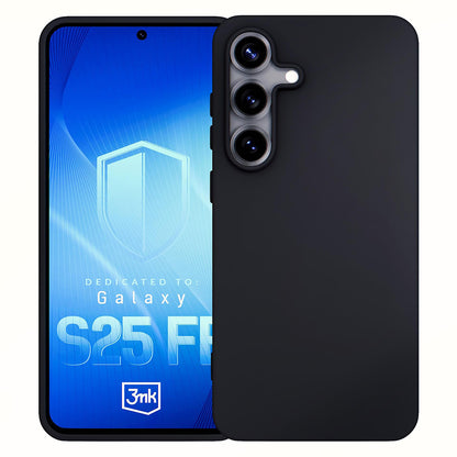 Coque pour Samsung Galaxy S25 FE, 3MK, Noire Mate