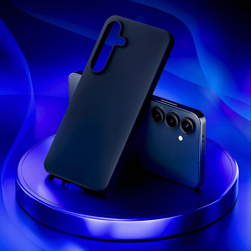 Coque pour Samsung Galaxy S25 FE, 3MK, Noire Mate