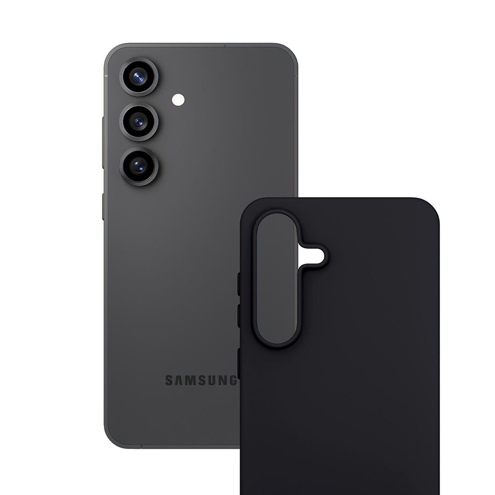 Coque pour Samsung Galaxy S25 FE, 3MK, Noire Mate