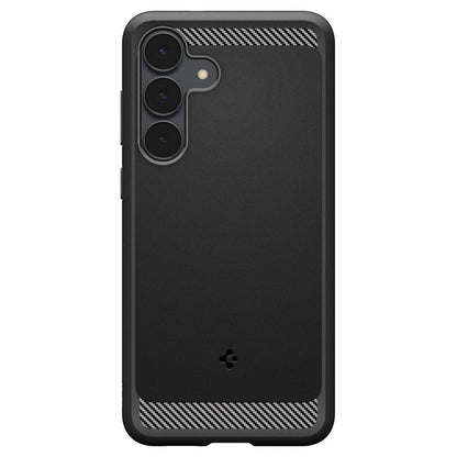 Custodia per Samsung Galaxy S25 FE, Spigen, Rugged Armor, Nera Opaca ACS10025