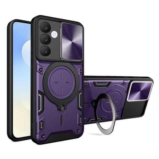 Custodia per Samsung Galaxy S25 FE, Techsuit, CamGuard Pro, Viola