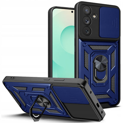 Custodia per Samsung Galaxy S25 FE, Techsuit, CamShield, Blu