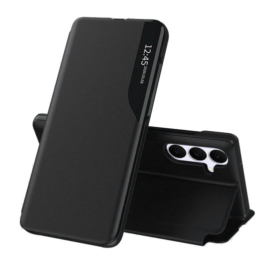 Hülle für Samsung Galaxy S25 FE, Techsuit, eFold, Schwarz
