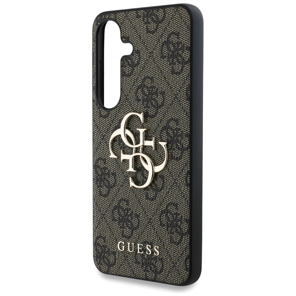 Étui pour Samsung Galaxy S25+ S936, Guess, 4G Big Logo, Marron