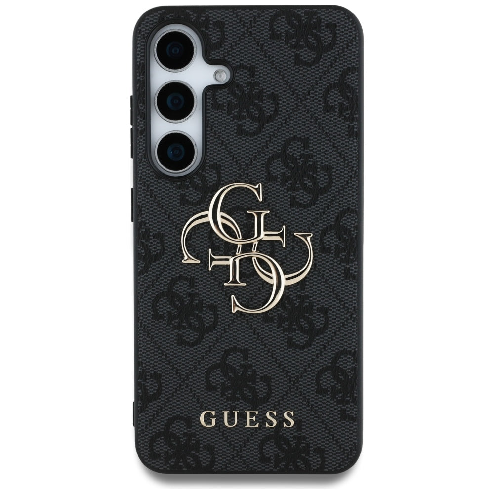 Custodia per Samsung Galaxy S25+ S936, Guess, 4G Big Logo, Nera