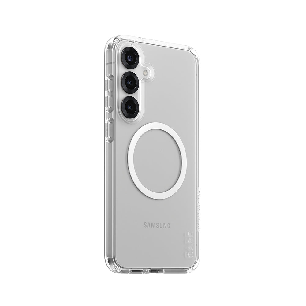 Hülle für Samsung Galaxy S25+ S936, PanzerGlass, Care Urban Combat, Transparent Weiß