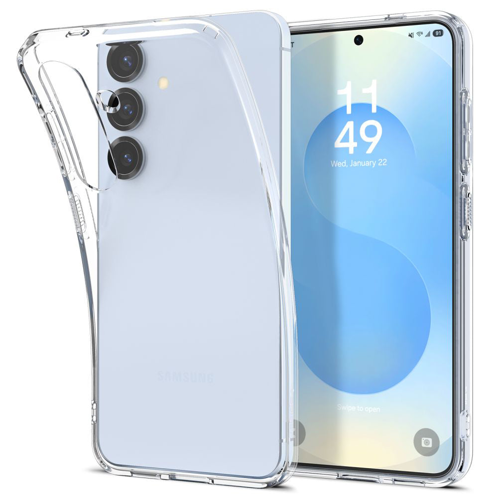 Étui pour Samsung Galaxy S25+ S936, Spigen, Liquid Crystal, Transparent