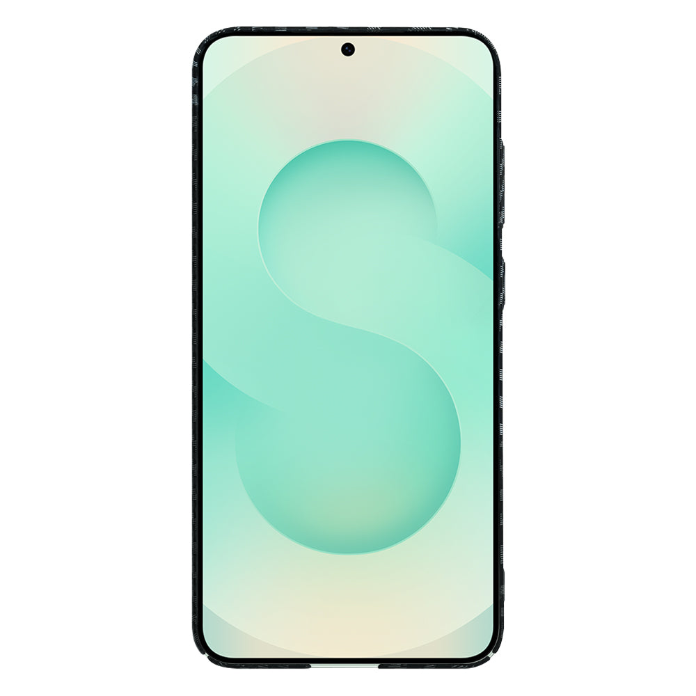 Case for Samsung Galaxy S25+ S936, Techsuit, Carbonite FiberShell, Black Grey