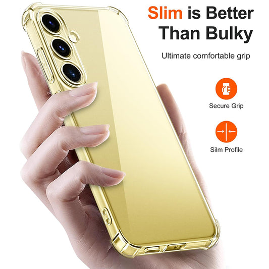 Coque pour Samsung Galaxy S25+ S936, Techsuit, Antichoc Claire, Transparente