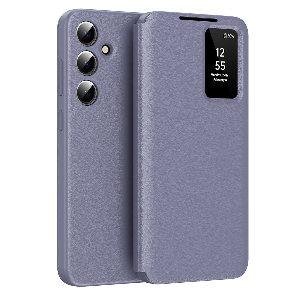 Custodia per Samsung Galaxy S25+ S936, Techsuit, SmartView, Viola
