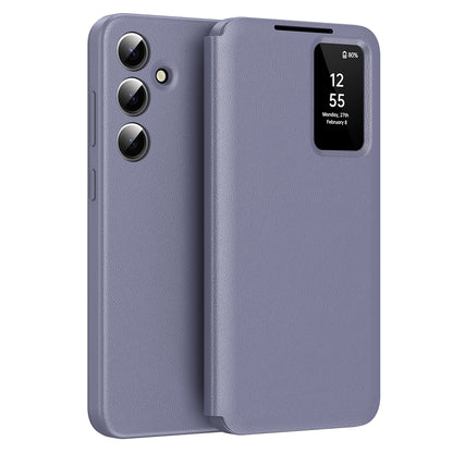 Custodia per Samsung Galaxy S25+ S936, Techsuit, SmartView, Viola