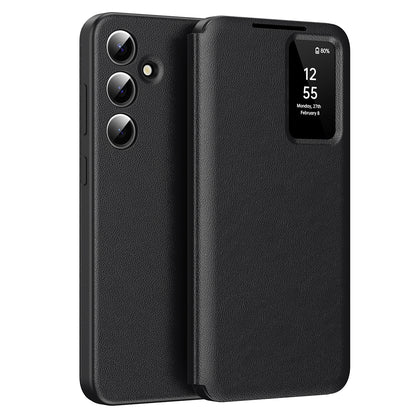 Custodia per Samsung Galaxy S25+ S936, Techsuit, SmartView, Nera