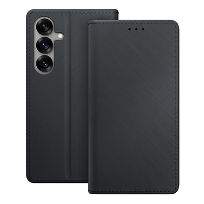 Coque pour Samsung Galaxy S25 S931, 3MK, Portefeuille, Noire
