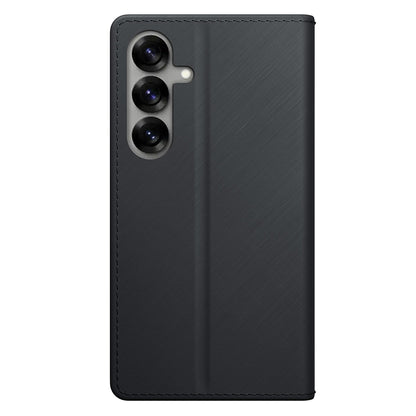 Coque pour Samsung Galaxy S25 S931, 3MK, Portefeuille, Noire