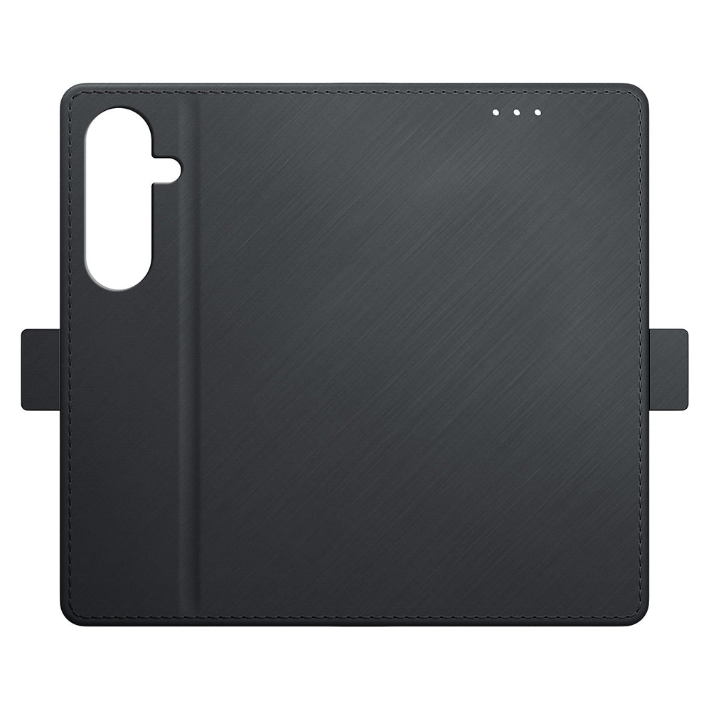 Coque pour Samsung Galaxy S25 S931, 3MK, Portefeuille, Noire