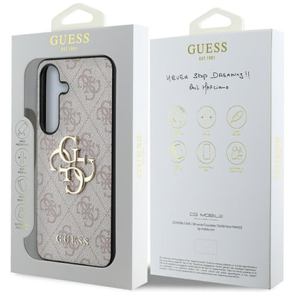 Custodia per Samsung Galaxy S25 S931, Guess, 4G Big Logo, Rosa