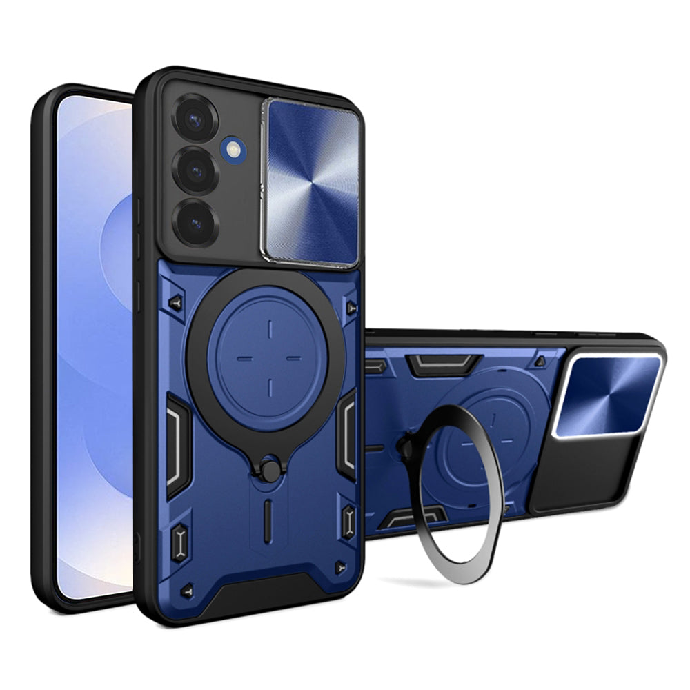 Custodia per Samsung Galaxy S25 S931, Techsuit, CamGuard Pro, Blu