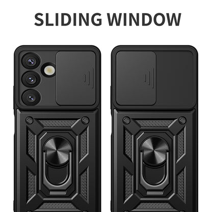 Custodia per Samsung Galaxy S25 S931, Techsuit, CamShield, Nera