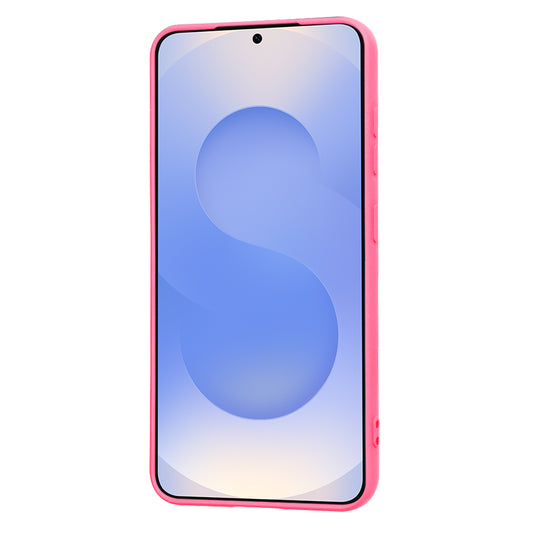 Custodia per Samsung Galaxy S25 S931, Techsuit, SoftFlex, Rosa Scuro