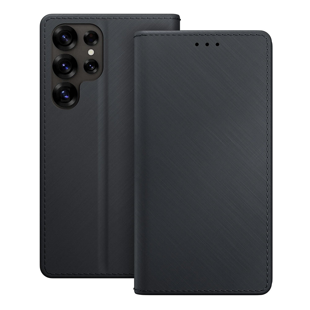 Coque pour Samsung Galaxy S25 Ultra S938, 3MK, Portefeuille, Noire
