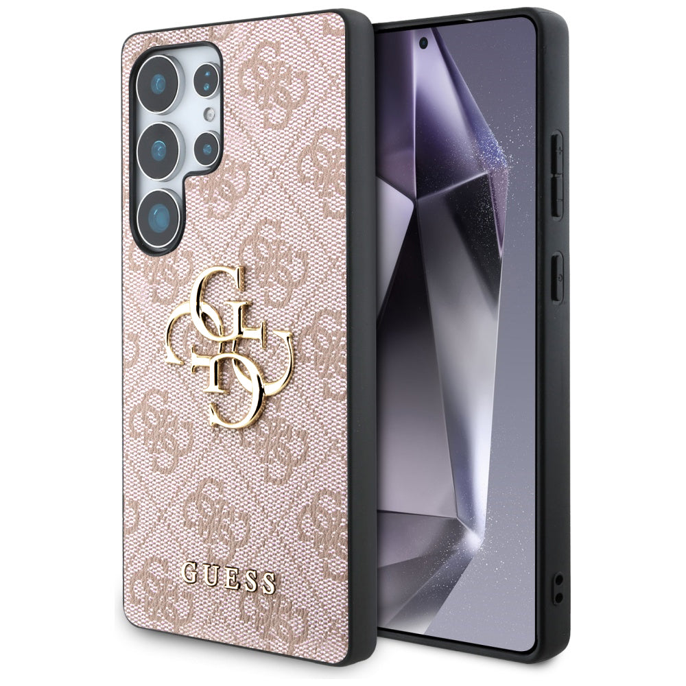 Étui pour Samsung Galaxy S25 Ultra S938, Guess, 4G Big Logo, Rose