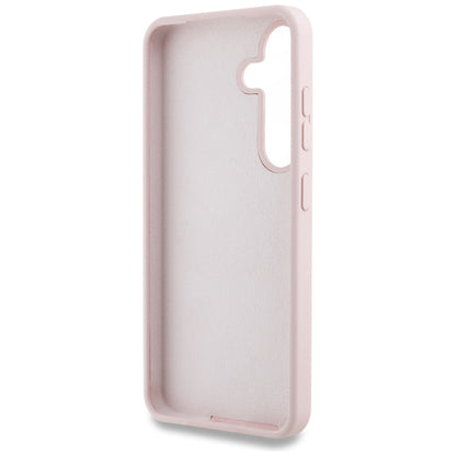 Case for Samsung Galaxy S25 Ultra S938, Guess, 4G Grained Big and Classic Logo, Pink