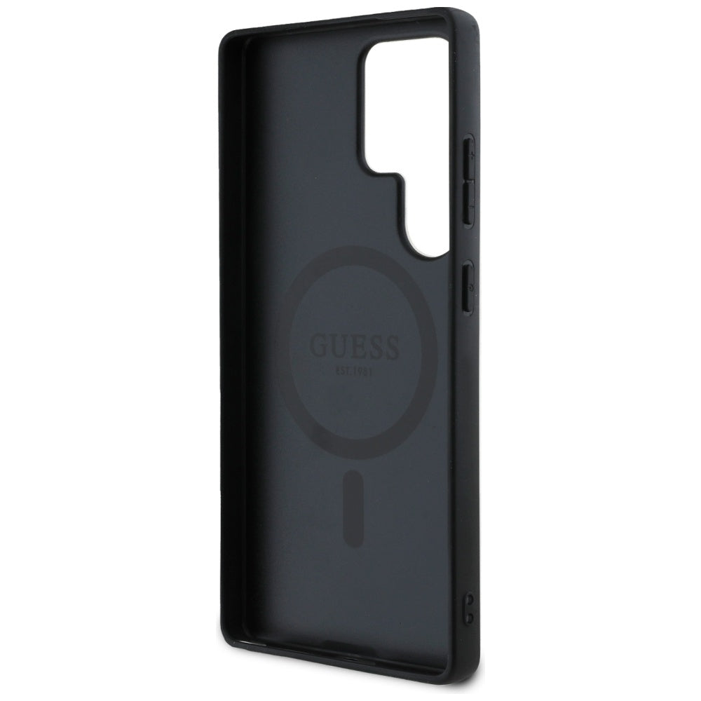 Custodia per Samsung Galaxy S25 Ultra S938, Guess, 4G Peony, Marrone