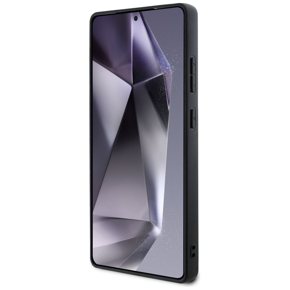 Custodia per Samsung Galaxy S25 Ultra S938, Guess, Grained Hot Stamp 4G Triangle, Rosa