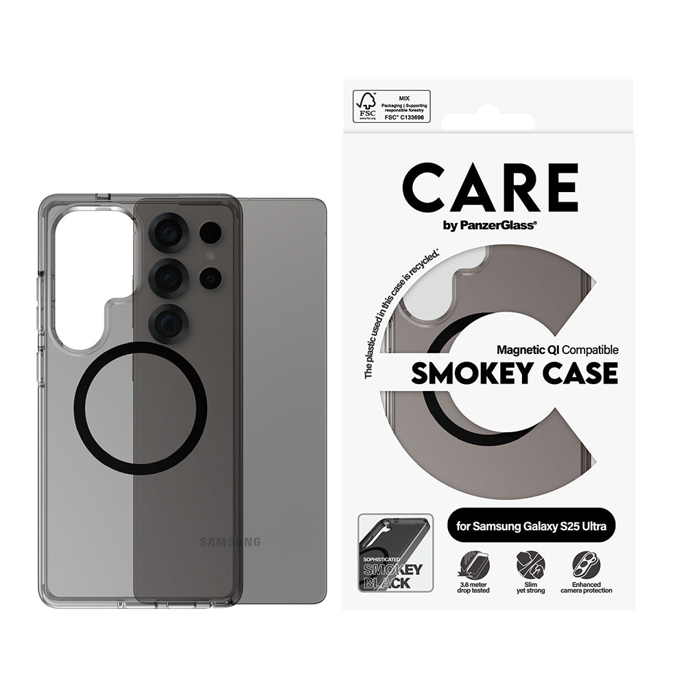 Étui pour Samsung Galaxy S25 Ultra S938, PanzerGlass, Care Urban Combat, Noir