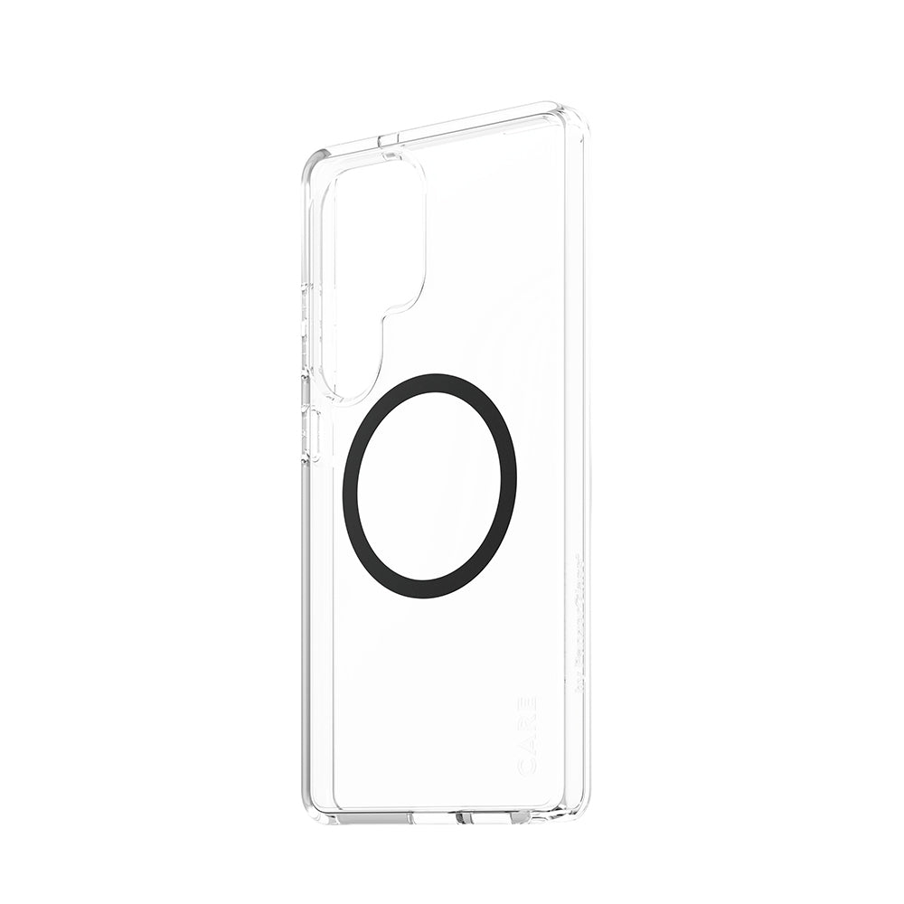 Custodia per Samsung Galaxy S25 Ultra S938, PanzerGlass, Care Urban Combat, Trasparente Nera