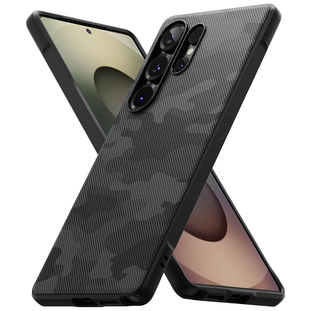 Étui pour Samsung Galaxy S25 Ultra S938, Ringke, Design Onyx, Camouflage