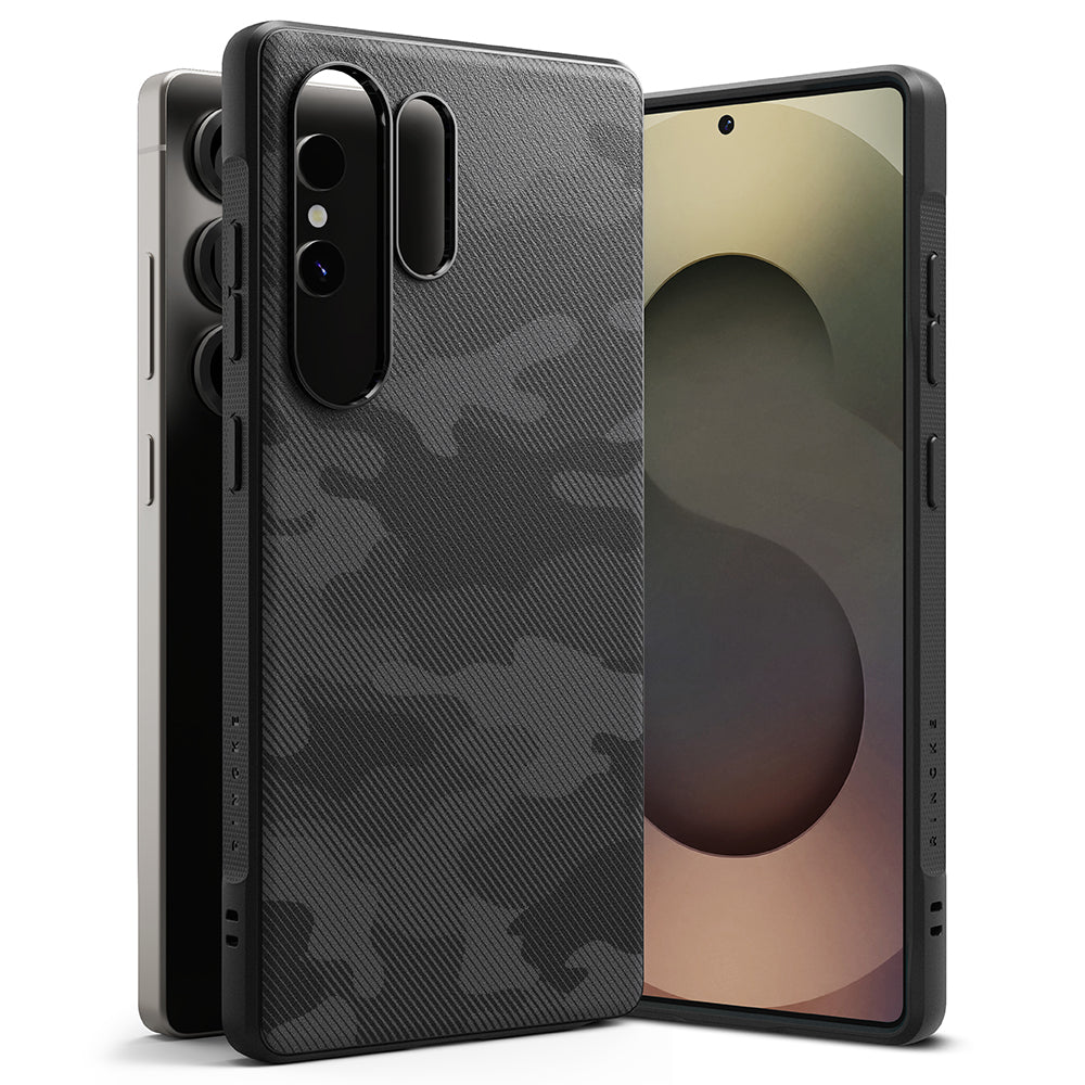 Étui pour Samsung Galaxy S25 Ultra S938, Ringke, Design Onyx, Camouflage