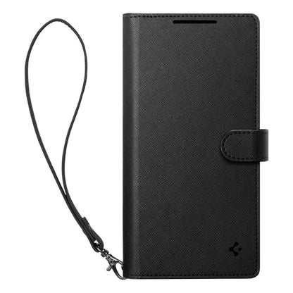 Hülle für Samsung Galaxy S25 Ultra S938, Spigen, Wallet S, Schwarz ACS09124